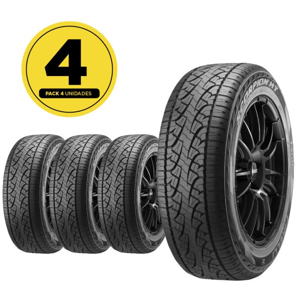 Pack x 4 - 255/60R18 112H XL - Pirelli Scorpion HT