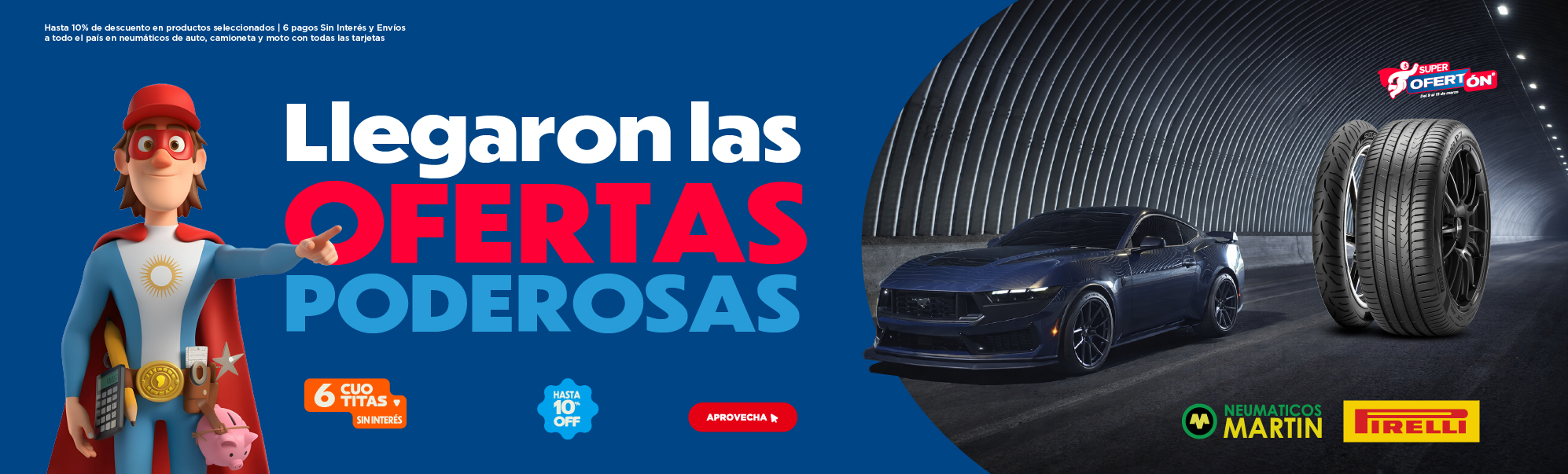 Llegaron las ofertas poderosas a Neumáticos Martin!