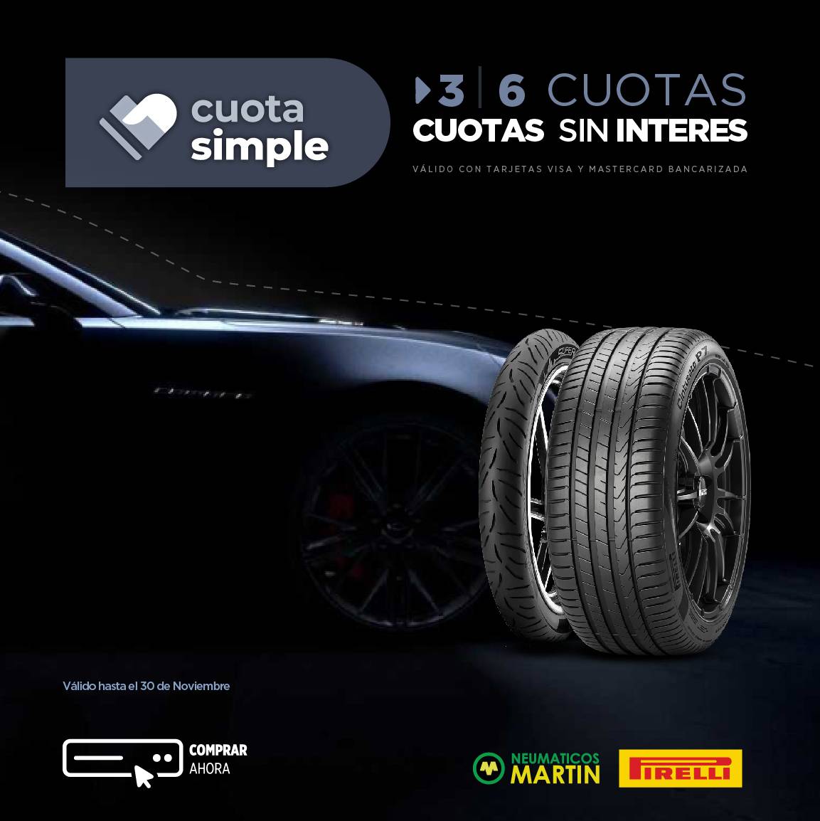 Cuota Simple comprá en  3 cuotas sin interes