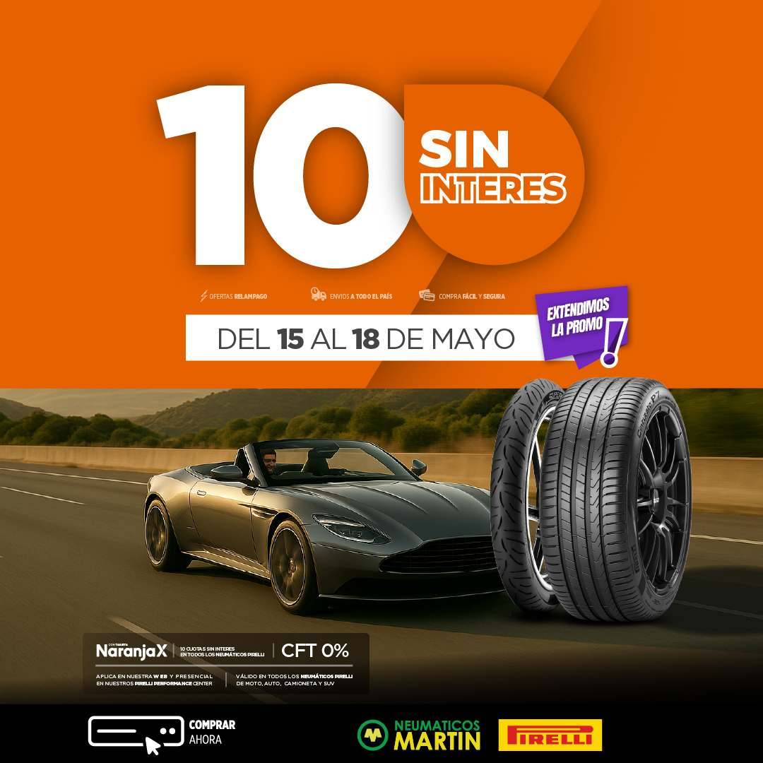 Compra 10 ctas sin interes - Tarjeta Naranja