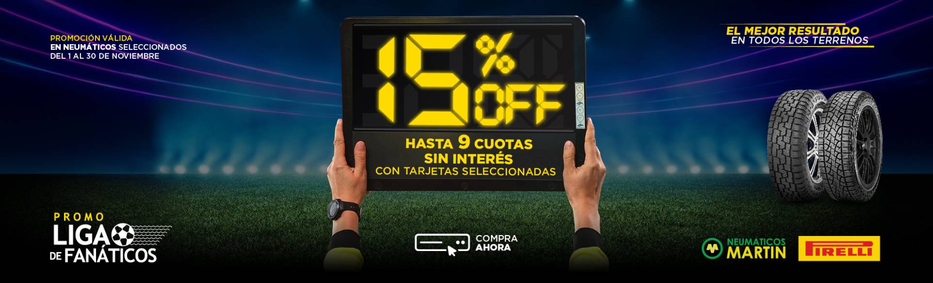 Promo Noviembre - 15% Descuento