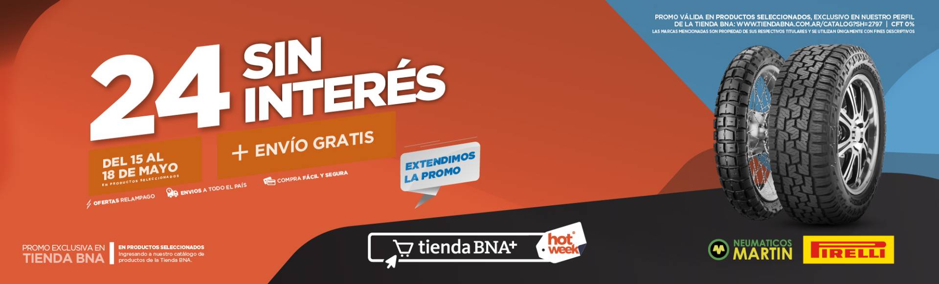 24 cuotas sin interes en TIENDA BNA