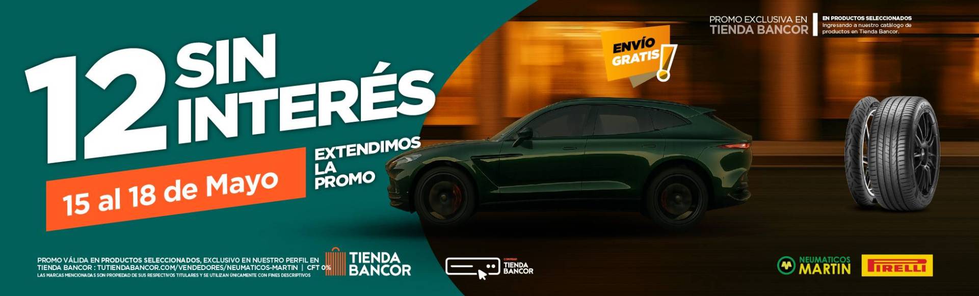Solo hoy en 12 cuotas sin Interes! Último día